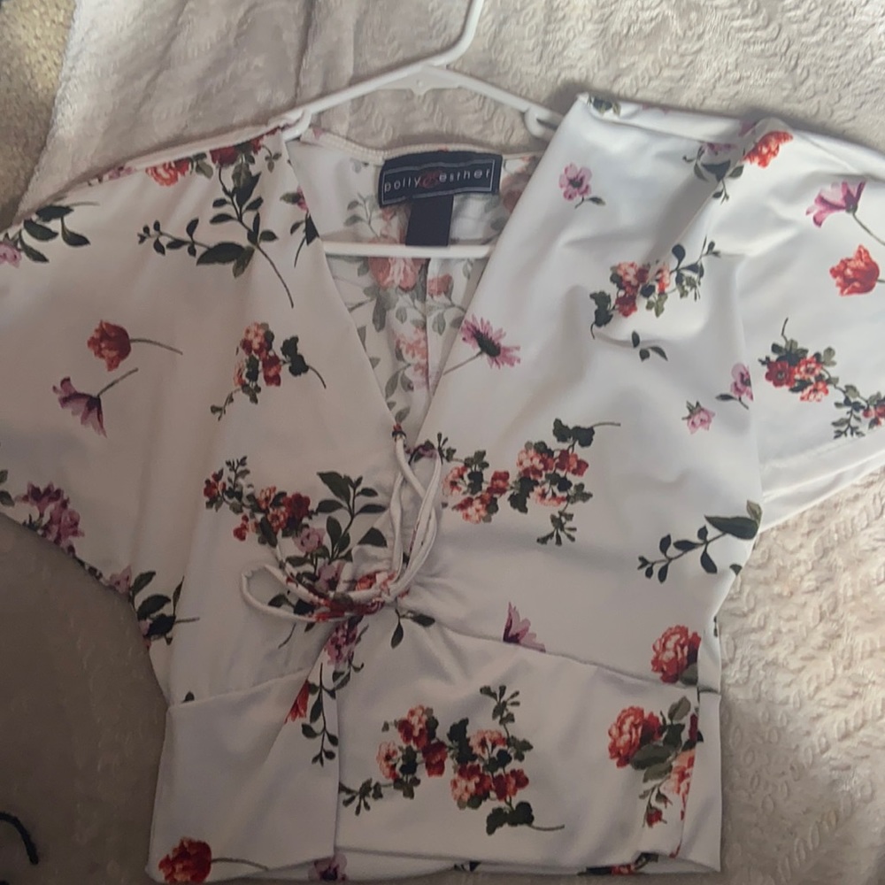 Papaya Floral Top